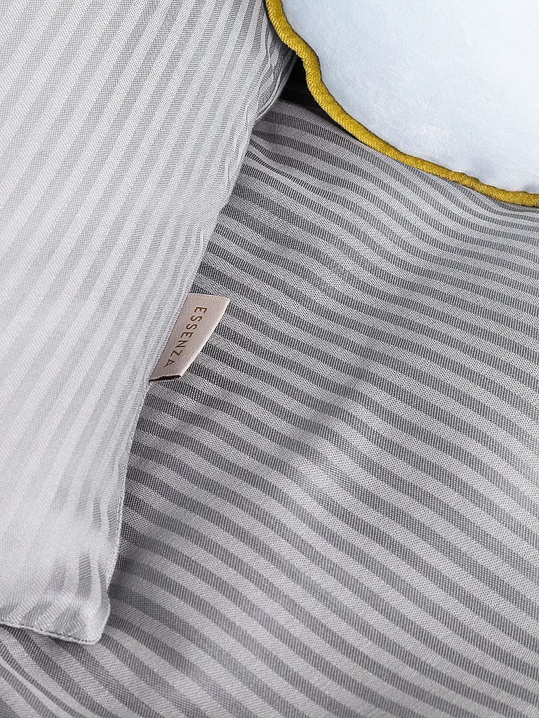 ESSENZA | Biancheria da letto in raso 70x90cm / 140x200cm COLETTA Global Grey |