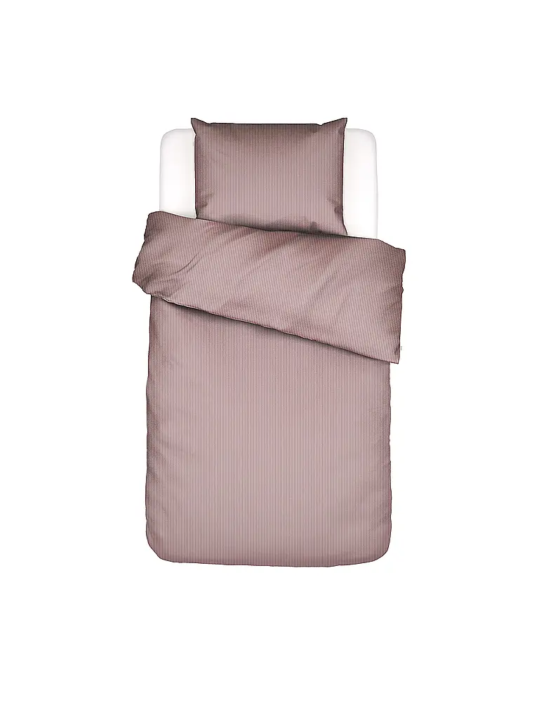 ESSENZA | Biancheria da letto in raso 70x90cm / 140x200cm COLETTA Woodrose | Rosa