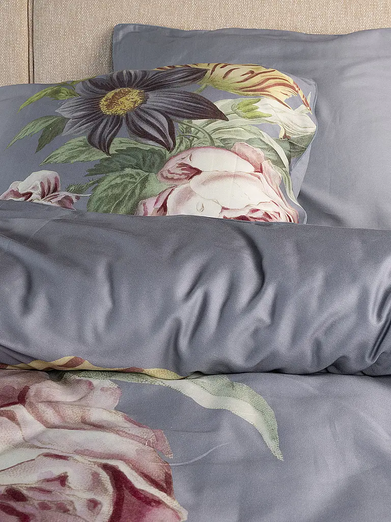ESSENZA | Biancheria da letto in raso 70x90cm / 140x200cm MADIA Global Grey | Grigio chiaro