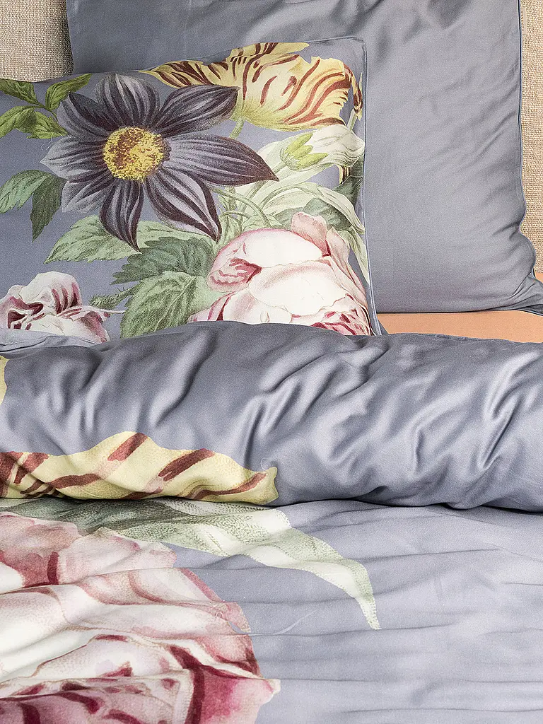 ESSENZA | Biancheria da letto in raso 70x90cm / 140x200cm MADIA Global Grey | Grigio chiaro