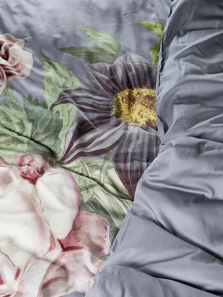 ESSENZA | Biancheria da letto in raso 70x90cm / 140x200cm MADIA Global Grey | Grigio chiaro