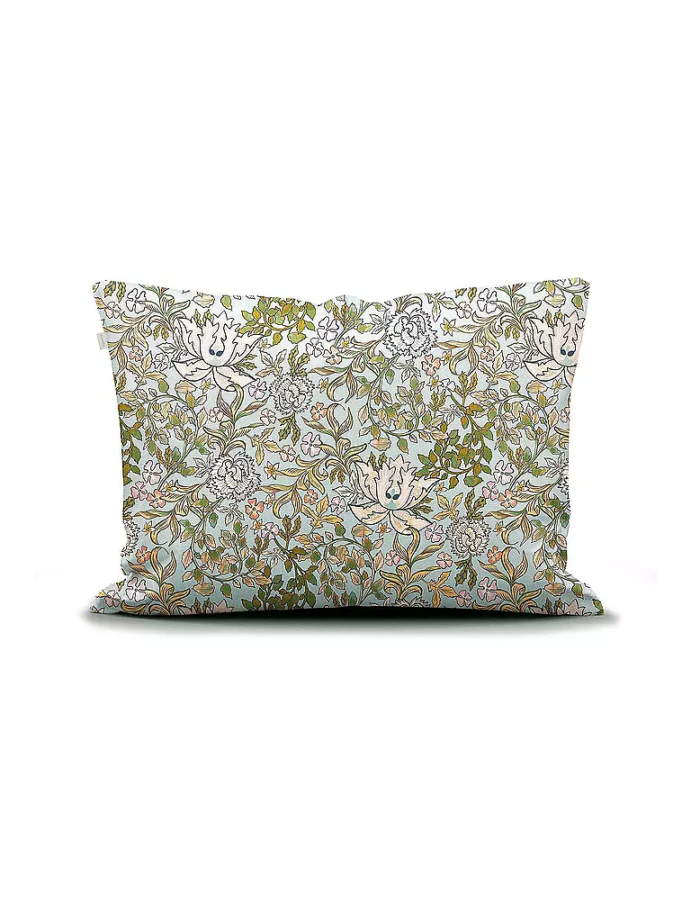 ESSENZA | Biancheria da letto in raso 70x90cm / 140x200cm Ophelia Hazy Blue | Verde chiaro