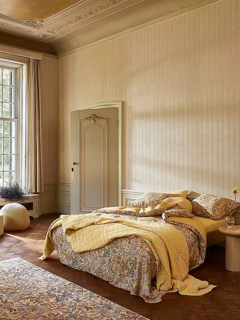 ESSENZA | Biancheria da letto in raso 70x90cm / 140x200cm Ophelia Sahara Sun | Cammello