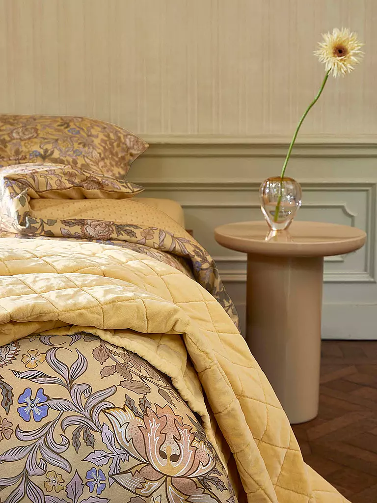 ESSENZA | Biancheria da letto in raso 70x90cm / 140x200cm Ophelia Sahara Sun | Cammello