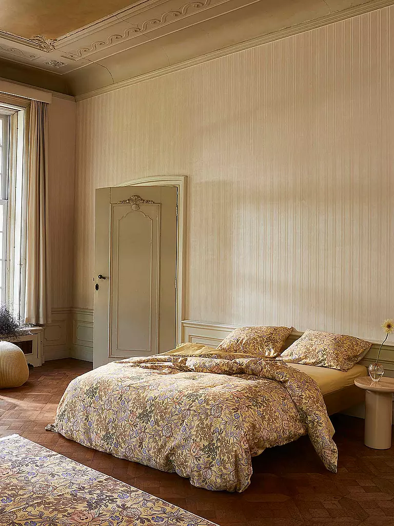 ESSENZA | Biancheria da letto in raso 70x90cm / 140x200cm Ophelia Sahara Sun | Cammello