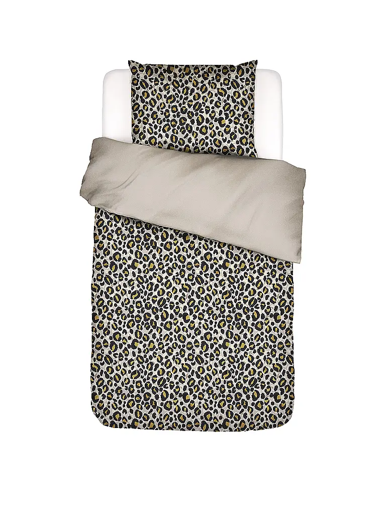 ESSENZA | Biancheria da letto in raso 70x90cm / 140x220cm FEDELIA Sand Storm | Marrone chiaro