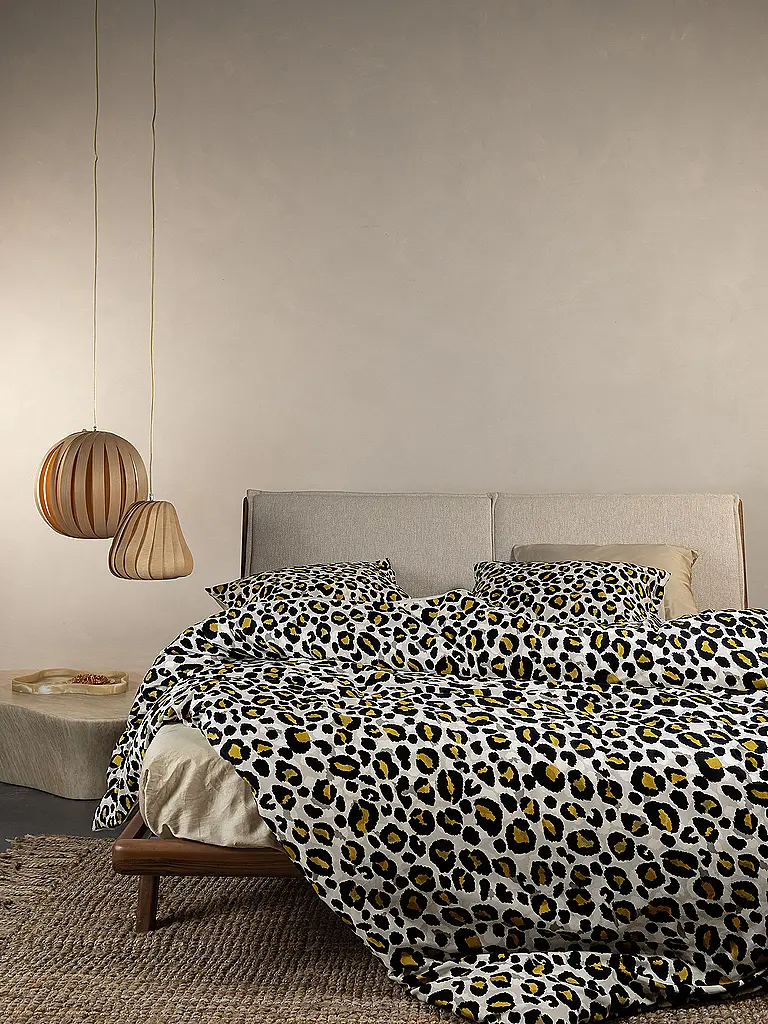 ESSENZA | Biancheria da letto in raso 70x90cm / 140x220cm FEDELIA Sand Storm | Marrone chiaro