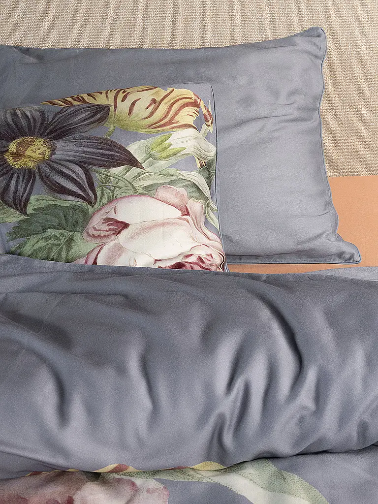 ESSENZA | Biancheria da letto in raso 70x90cm / 140x220cm MADIA Global Grey | Grigio chiaro