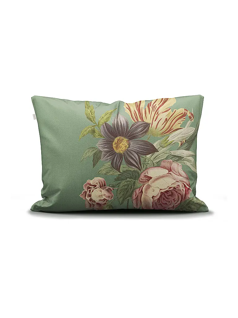 ESSENZA | Biancheria da letto in raso 70x90cm / 140x220cm MADIA Verde Basilico | 