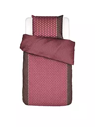 ESSENZA | Biancheria da letto in raso 70x90cm/140x200cm TESSE Rosso Ciliegia | Rosso