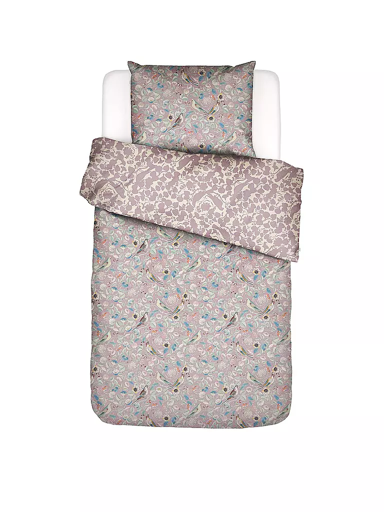 ESSENZA | Biancheria da letto in raso ALESTE 70x90cm/140x200cm Lilla pallido | Lilla