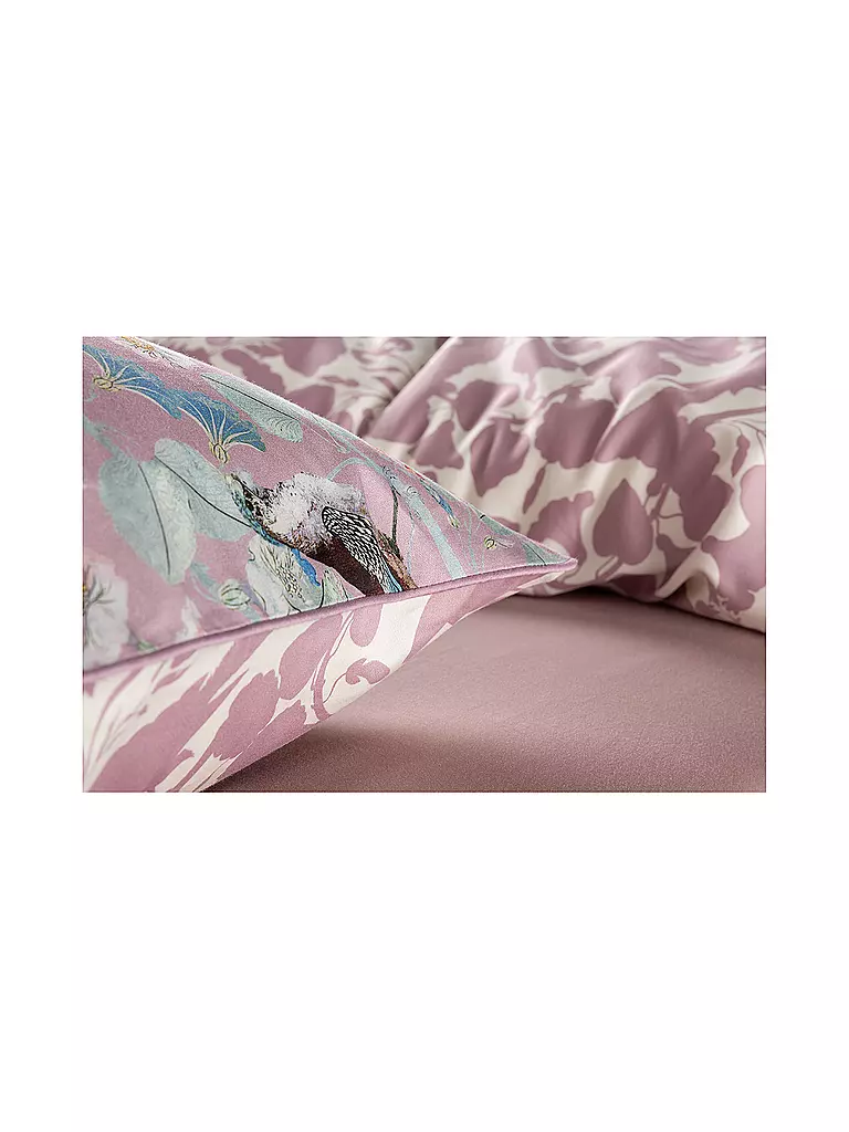 ESSENZA | Biancheria da letto in raso ALESTE 70x90cm/140x200cm Lilla pallido | 
