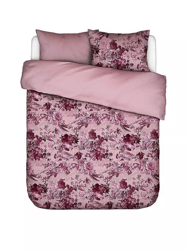 ESSENZA | Biancheria da letto in raso ANNABELLA 70x90cm/140x200cm Spot on Pink | Bacca