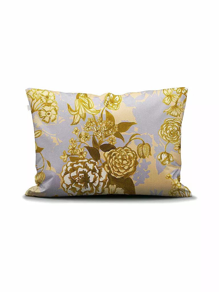 ESSENZA | Biancheria da letto in raso FLORE 70x90cm/140x200cm Yellow Straw | 