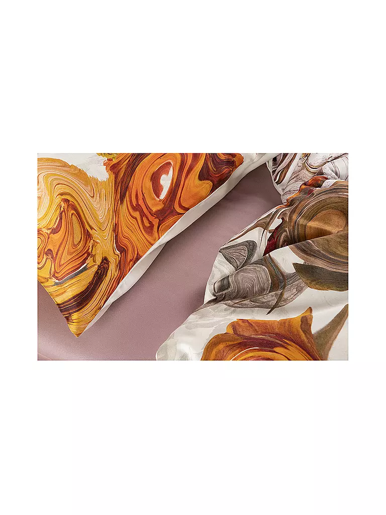 ESSENZA | Biancheria da letto in raso ISALINE 70x90cm/140x200cm Vanilla |