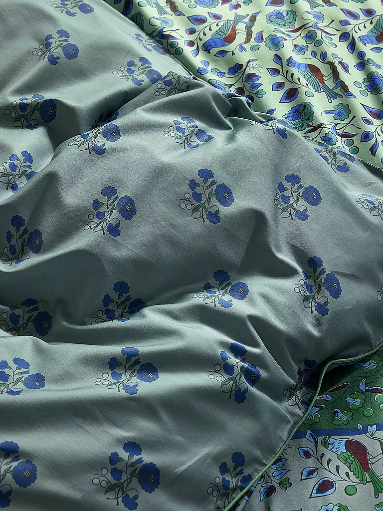 ESSENZA | Biancheria da letto in raso VALERIA 70x90cm/140x200cm Verde tenue |