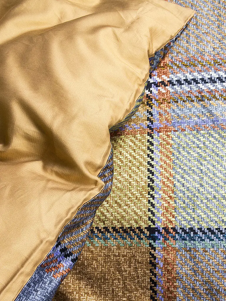 ESSENZA | Biancheria da letto in twill 70x90 cm / 140x200 cm MEAU Camel | Senape