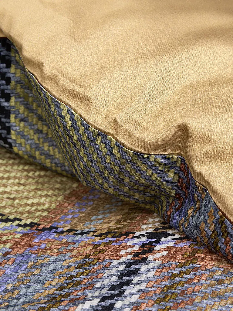 ESSENZA | Biancheria da letto in twill 70x90 cm / 140x200 cm MEAU Camel | Senape