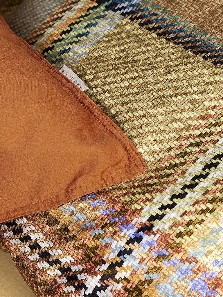 ESSENZA | Biancheria da letto in twill 70x90 cm / 140x200 cm MEAU Camel | Senape