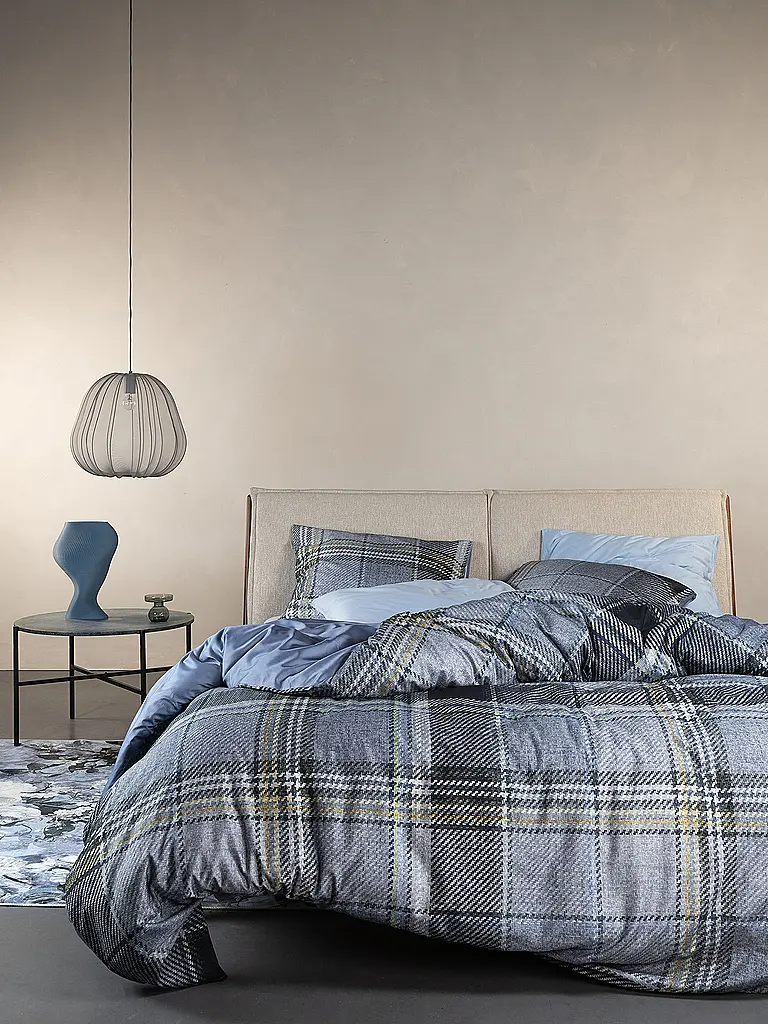 ESSENZA | Biancheria da letto in twill 70x90 cm / 140x220 cm MEAU Global Grey | Grigio