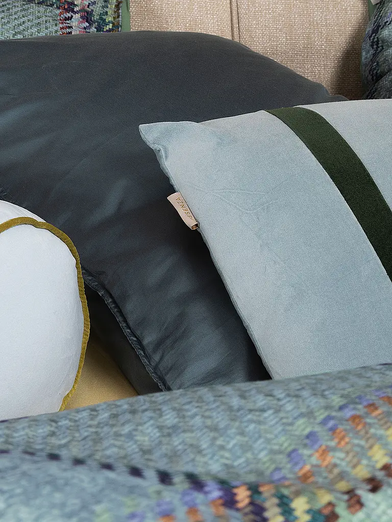 ESSENZA | Biancheria da letto in twill 70x90cm / 140x200cm MEAU Basil Green | Verde chiaro