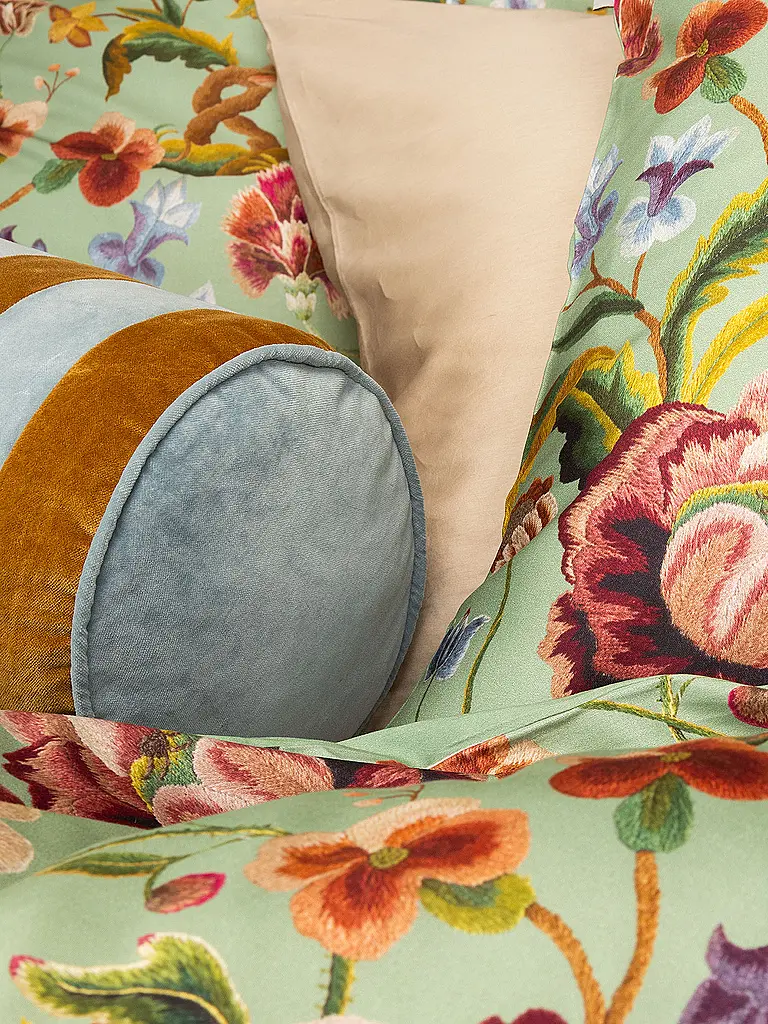 ESSENZA | Biancheria da letto in twill 70x90cm / 140x200cm ROSANELLA Basil Green |