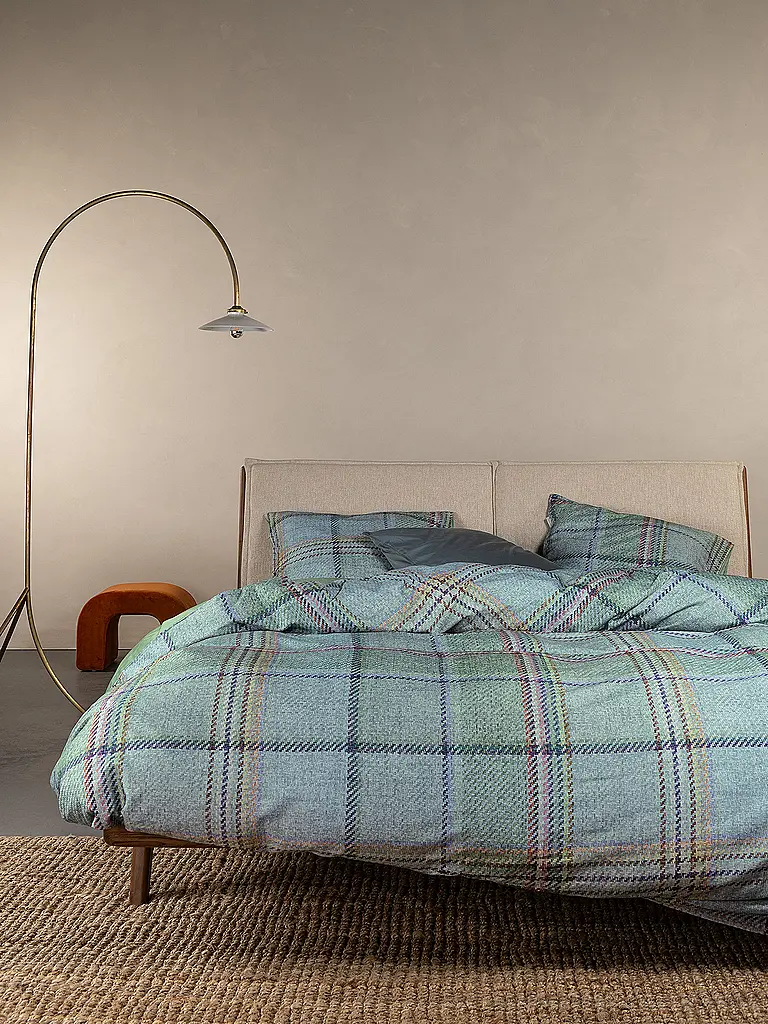 ESSENZA | Biancheria da letto in twill 70x90cm / 140x220cm MEAU Basil Green | Verde chiaro