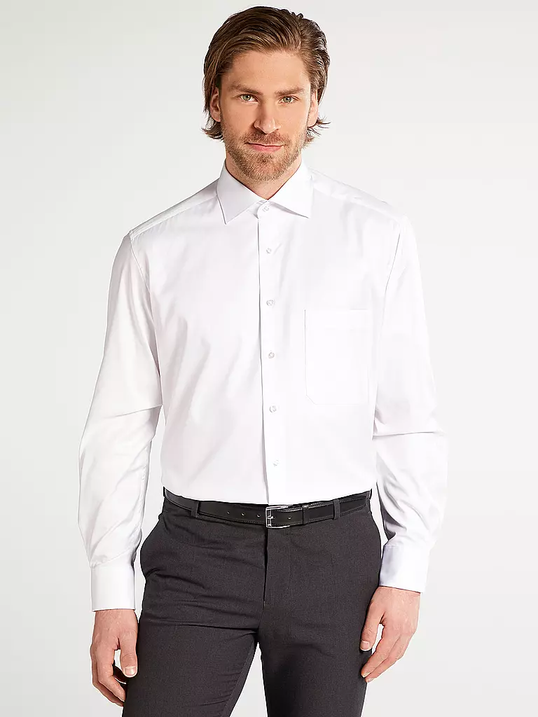 ETERNA | Camicia Comfort Fit | Bianco