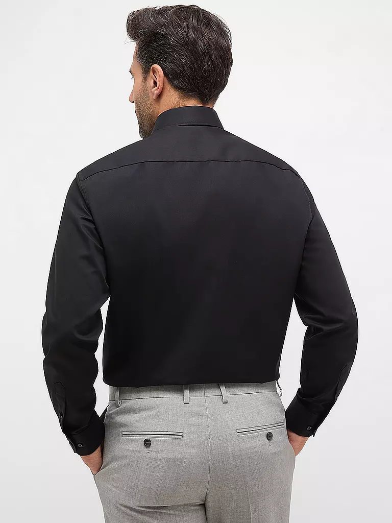 ETERNA | Camicia Comfort Fit | Nero