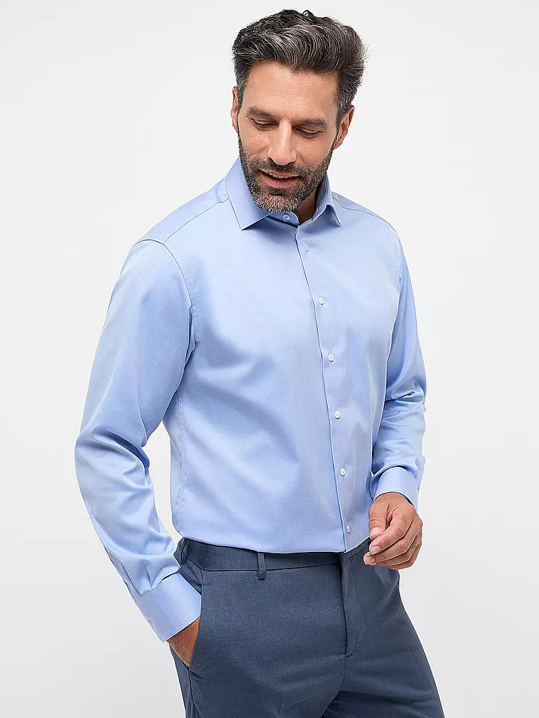 ETERNA | Camicia Modern Fit | Blu