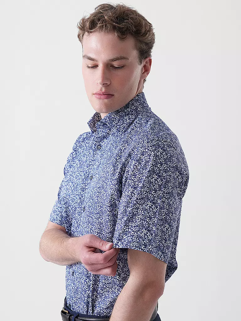 ETERNA | Camicia Modern Fit | Blu scuro