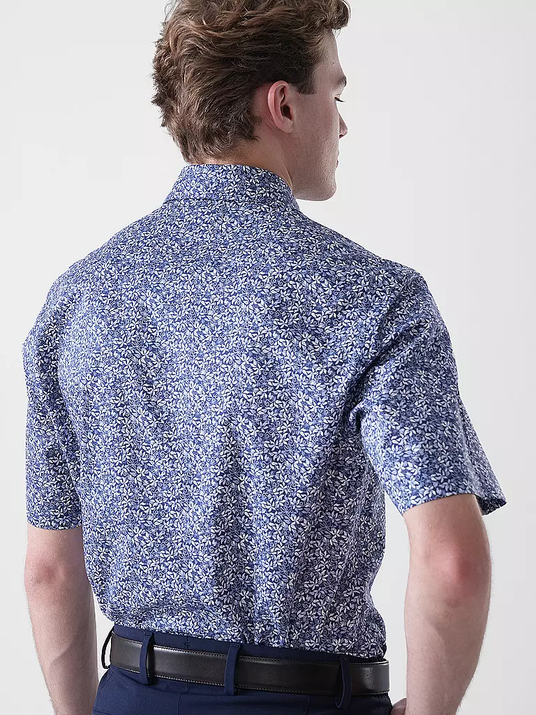 ETERNA | Camicia Modern Fit | Blu scuro
