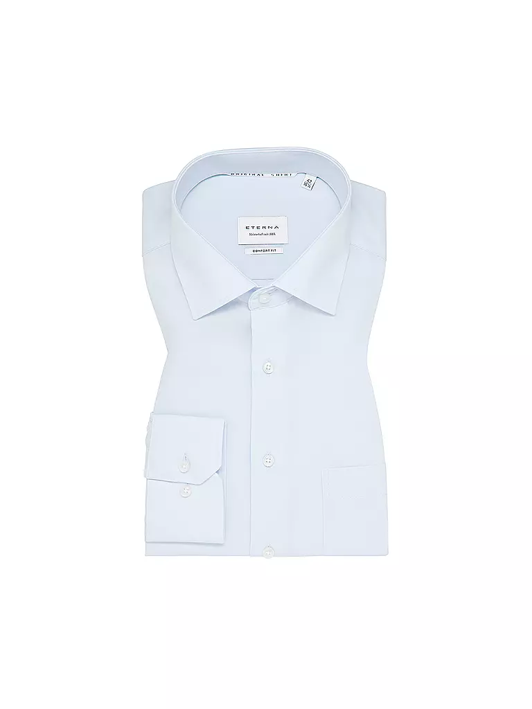 ETERNA | Hemd Comfort Fit | Blu chiaro