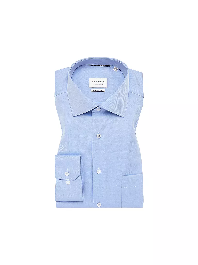 ETERNA | Hemd Comfort Fit | Blu