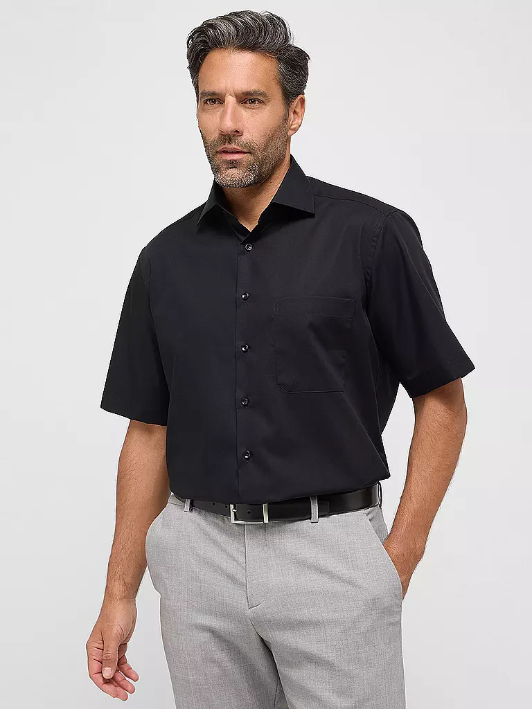 ETERNA | Hemd Comfort Fit | Nero