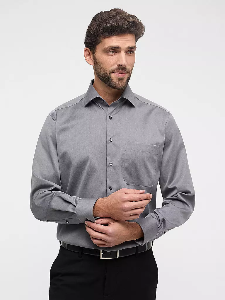 ETERNA | Hemd Comfort Fit | Grigio