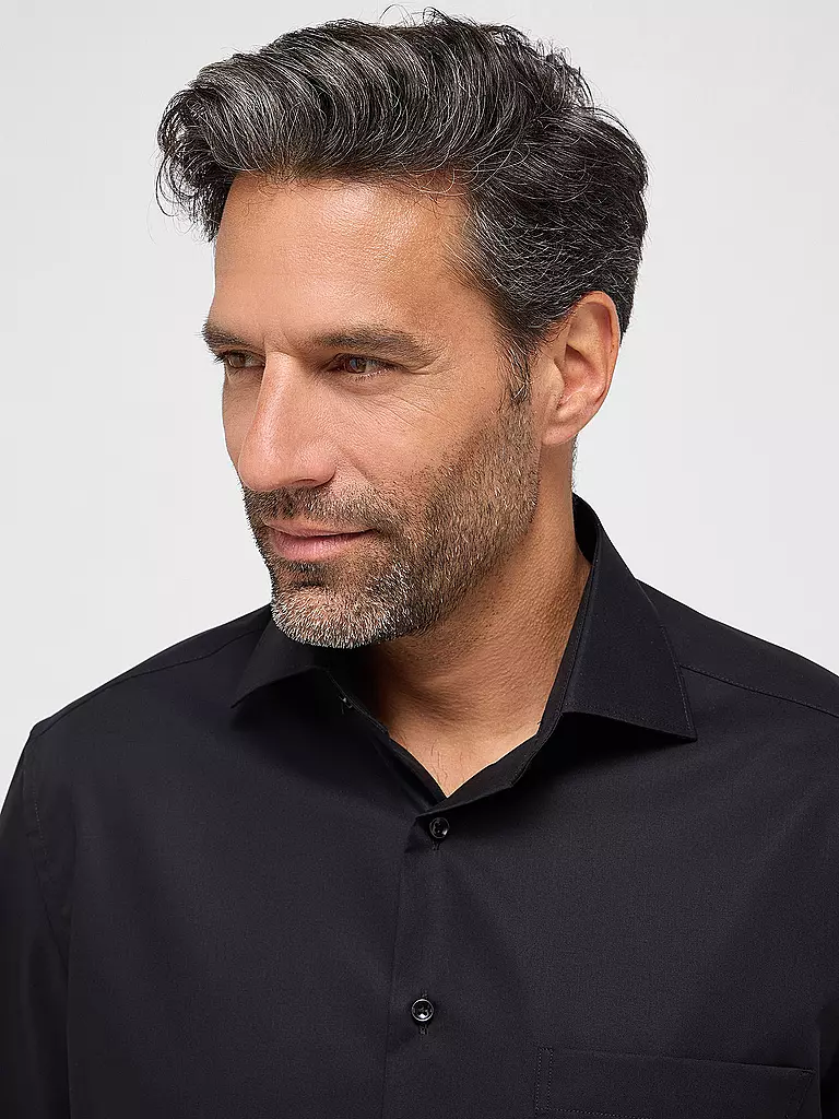ETERNA | Hemd Comfort Fit | Nero