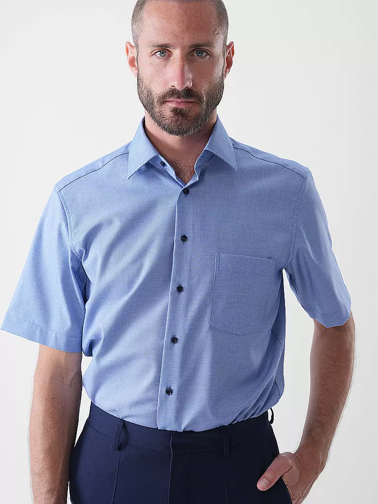 ETERNA | Hemd Modern Fit  | Blu