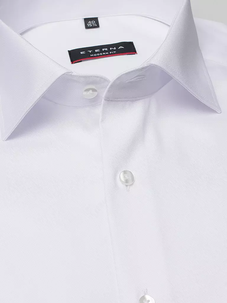 ETERNA | Hemd Modern Fit  | Bianco