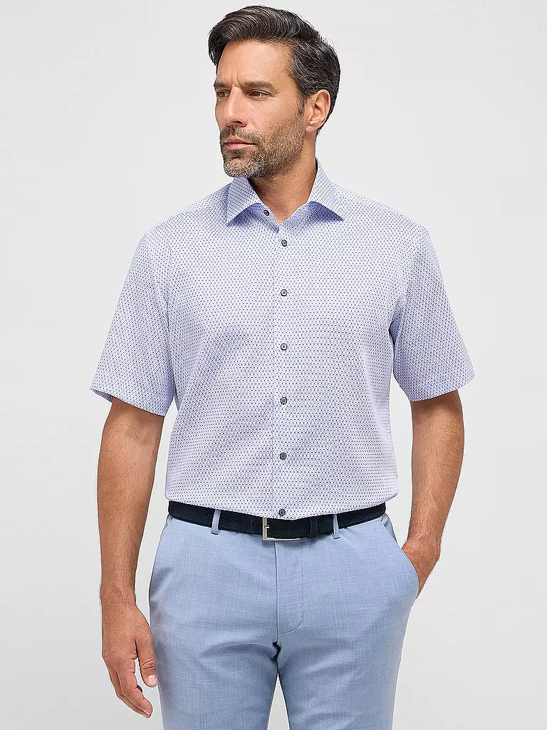 ETERNA | Hemd Modern Fit | Blu