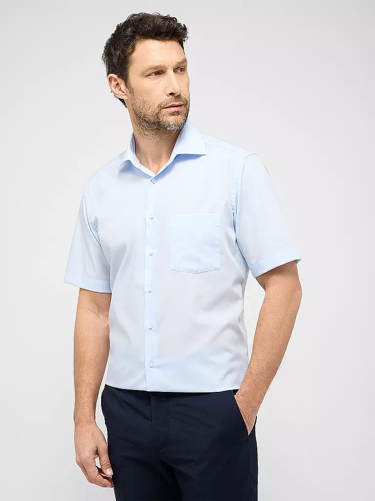 ETERNA | Hemd Modern Fit | Blu chiaro