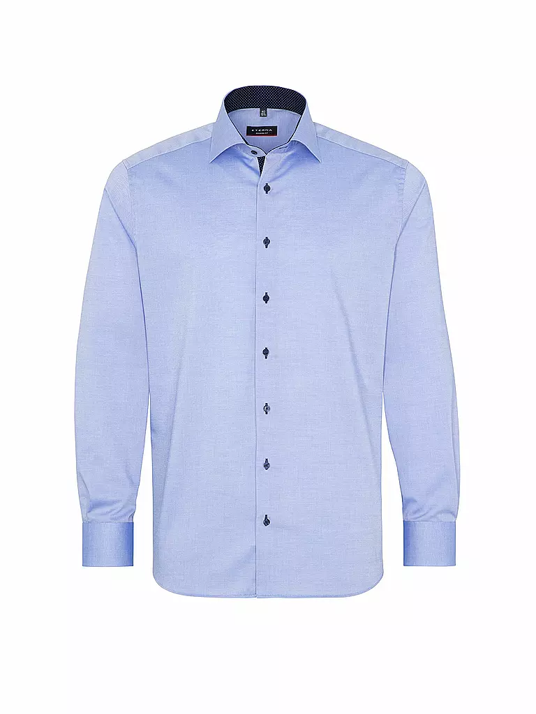 ETERNA | Hemd Modern Fit | Blu