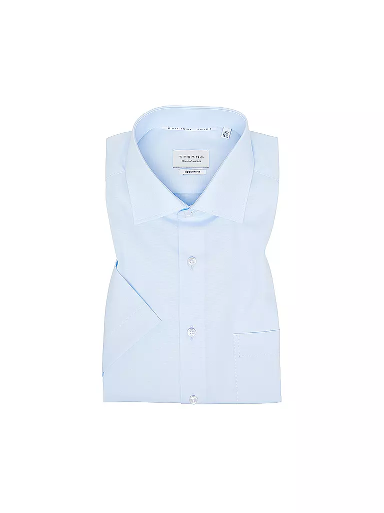 ETERNA | Hemd Modern Fit | Blu chiaro