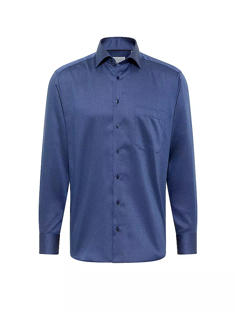 ETERNA | Hemd Regular Fit | Blu scuro