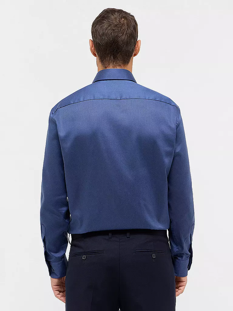 ETERNA | Hemd Regular Fit | Blu scuro