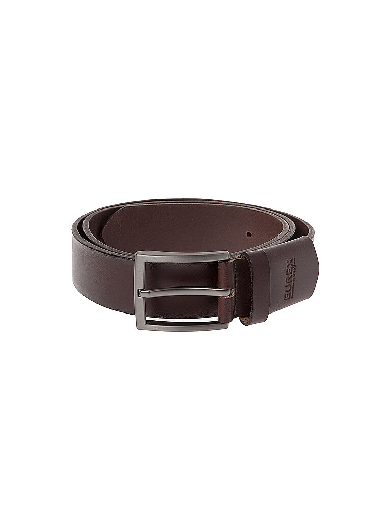 Cintura in pelle marrone 105