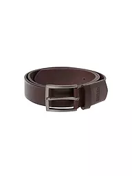 EUREX | Cintura in pelle | Marrone