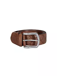EUREX | Cintura in pelle | Cammello