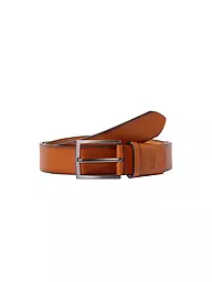 EUREX | Cintura in pelle | Marrone chiaro
