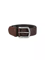 EUREX | Cintura in pelle | Marrone